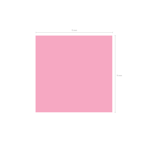 Notes adeziv ErichKrause Yummy 75х75 mm 80 file roz [5]