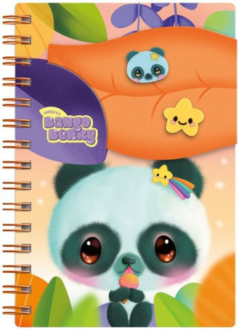 Papetărie și articole din hârtie - Notes Bangoberry Pally Panda 15x20 cm