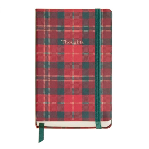 Agende nedatate - Notebook cu elastic 90x140 mm 100 foi veline Lennox Highland Days