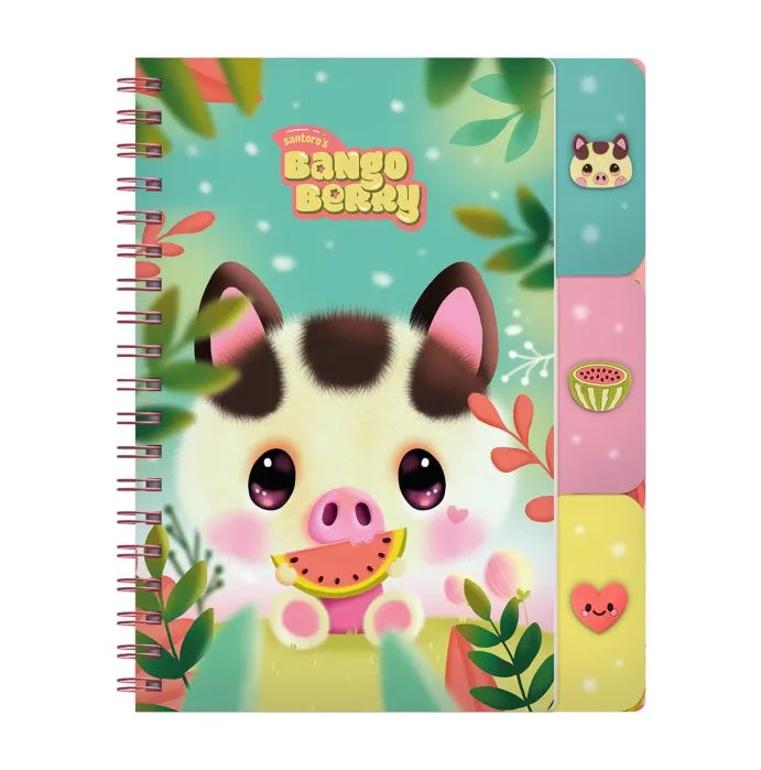 Noutăți Librăria Compas - Notes Santoro Bangoberry Piggy Porcusorul 20.5 x 25 x 1.5 cm