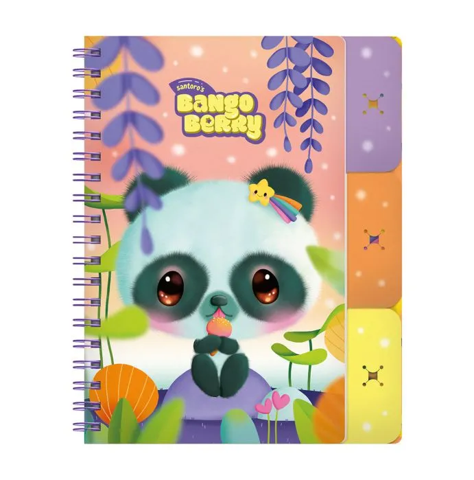 Papetărie și articole din hârtie - Notes Santoro Bangoberry Pally Panda 20.5 x 25 x 2.7 cm
