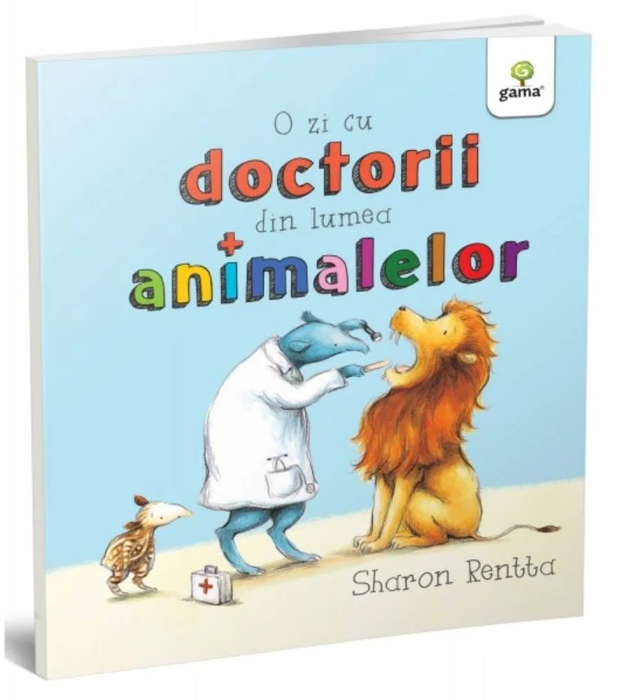 Cărți ilustrate și interactive - O zi cu doctorii din lumea animalelor - Sharon Rentta