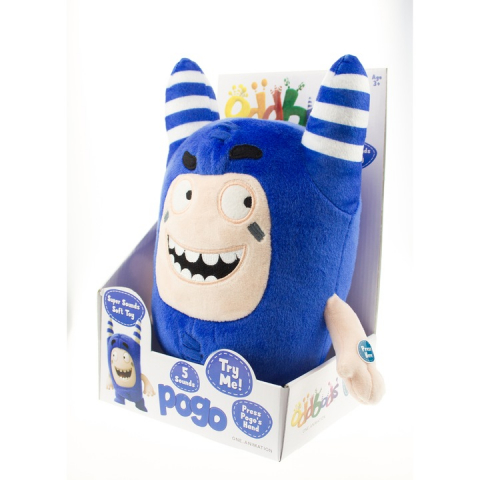 Jucarie de plus cu sunete 25 cm Pogo Oddbods [0]