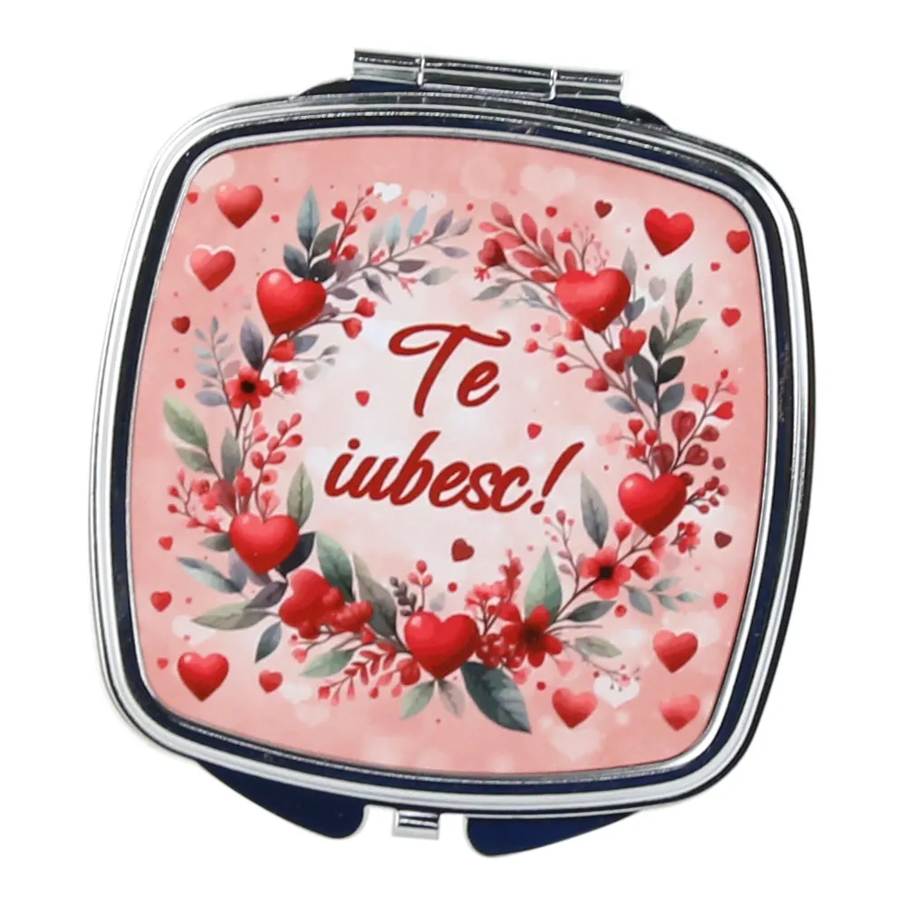 Ingrijire personală copii - Oglinda de buzunar Te iubesc! inimioare 7 cm 5226