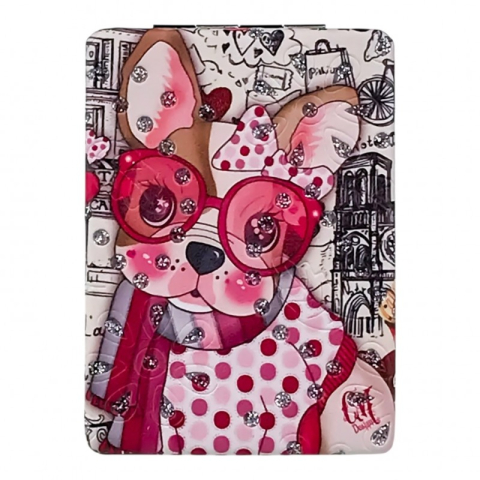 Casă și decorațiuni - Oglinda poseta 6x9 cm model catei