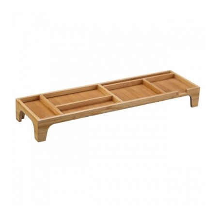 Birotică și accesorii birou - Organizator de birou Bamboo FOROFIS dimensiune 530x150x65mm
