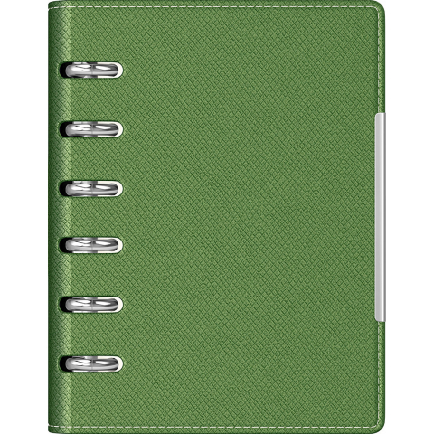 Registre și plannere - Organizer A6 6 inele Precision Alicante 12 x 15.5 cm verde