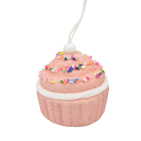 Decorațiuni și articole de Crăciun - Ornament briosa roz somon 6x6 cm