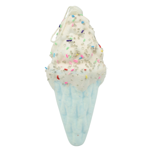 Noutăți Librăria Compas - Ornament de agatat cornet cu inghetata 9x18 cm