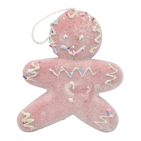 Noutăți Librăria Compas - Ornament de agatat turta dulce polistiren 15x12 cm rosu