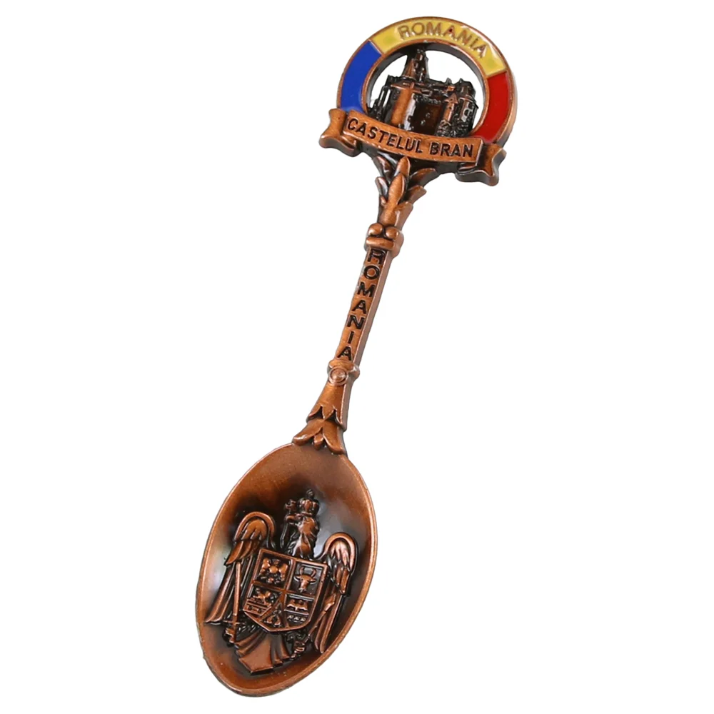 Magnet lingurita Romania Castelul Bran 3x11 cm culori diferite [3]