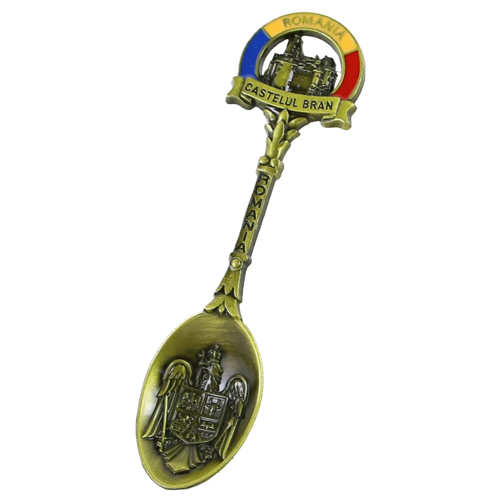 Magnet lingurita Romania Castelul Bran 3x11 cm culori diferite [1]