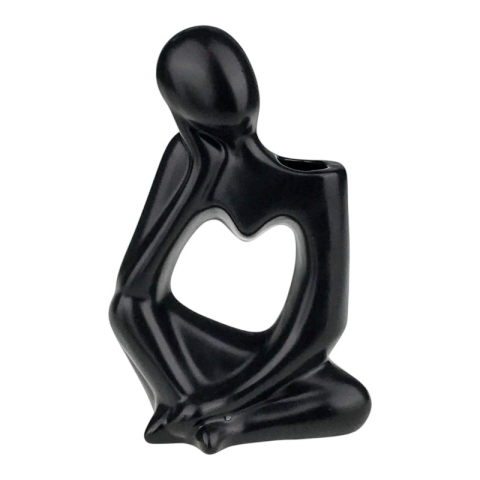 Vaza decorativa din ceramica 13x20 cm Om ganditor [1]