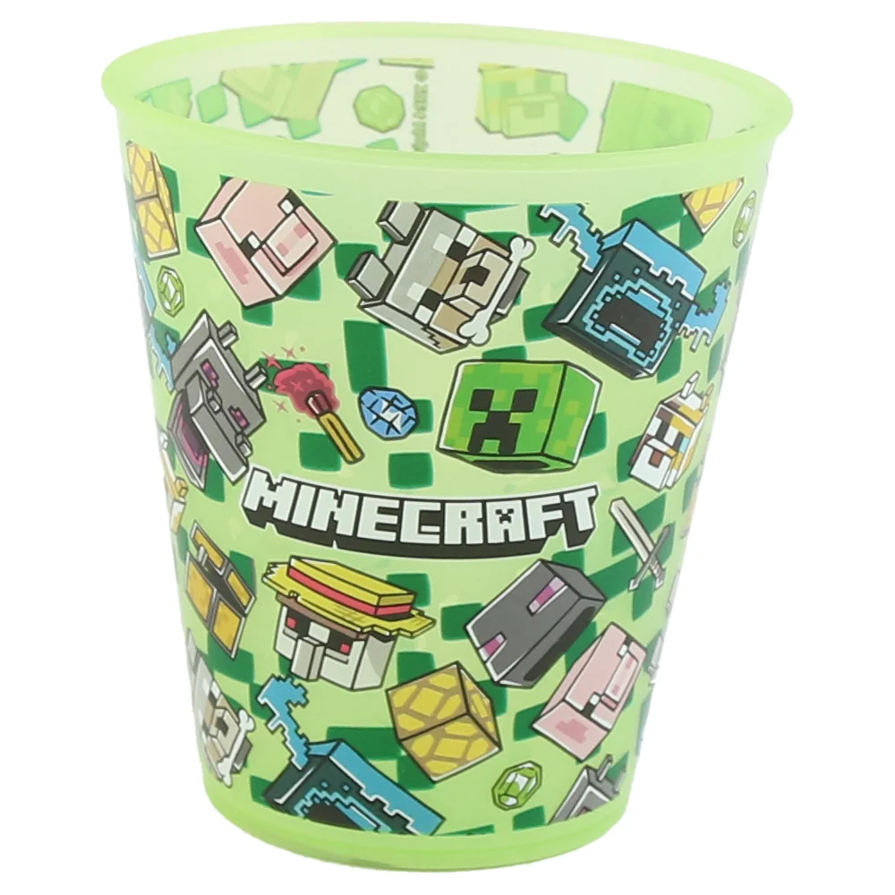 Rechizite școlare - Pahar din plastic 285 ml Minecraft
