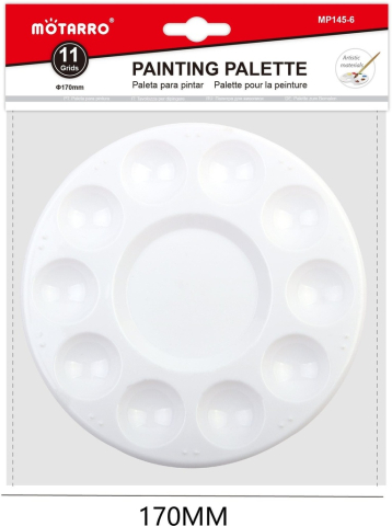 Pahare și palete pictură - Paleta pictura plastic 17 cm Motarro