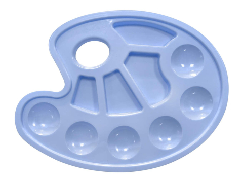 Paleta de pictura 10 compartimente mix pastel Strigo [2]