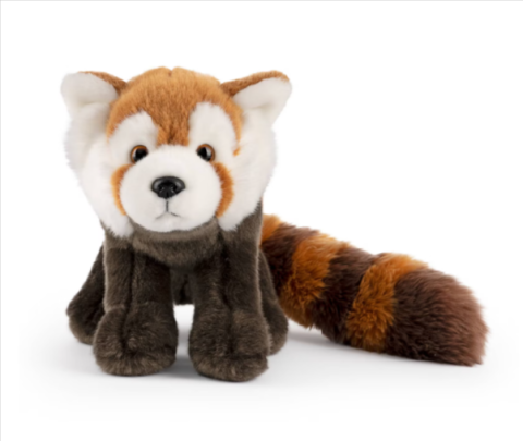 Jucării și jocuri - Jucarie de plus Panda Rosu Living Nature 45 cm rosu
