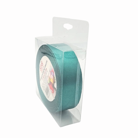 Funde și panglici - Panglica 2.5 cm x22.5 m albastru verde SKS Sinkalstar