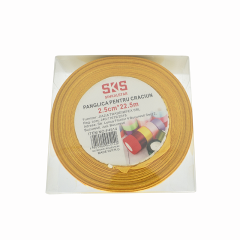 Panglica 2.5 cm x 22.5 m gold SKS Sinkalstar [1]
