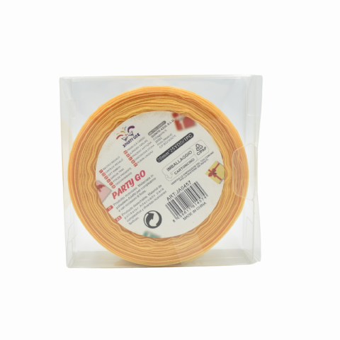 Panglica satin 2.0 cm x 23 m portocaliu Party Go [1]
