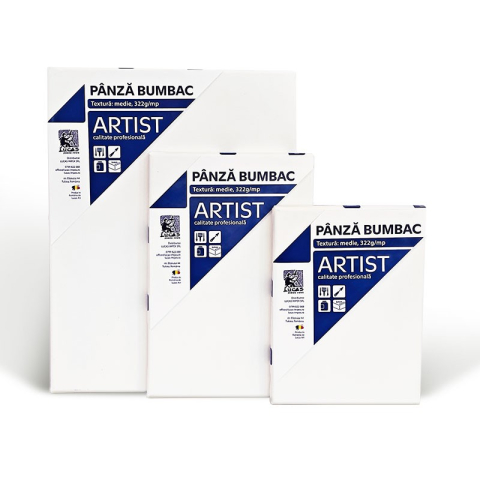 Pânze pictură - Panza sasiu 50x60cm alb Artist Lucas Art