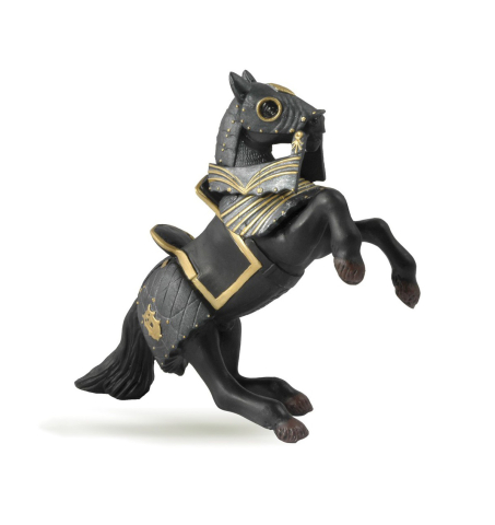 Noutăți Librăria Compas - Figurina cal negru in armura 14 cm Papo