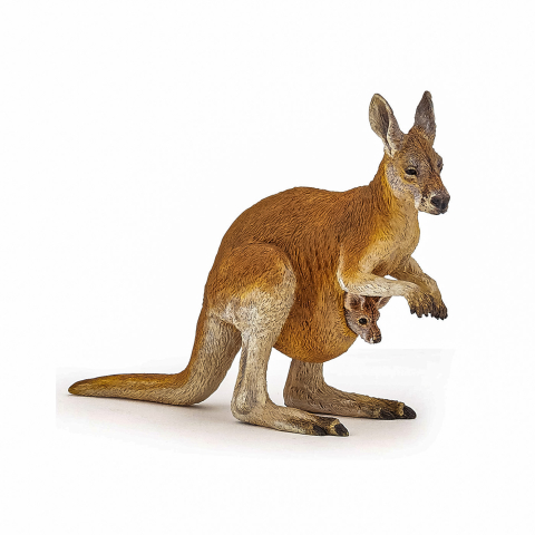 Figurine - PAPO FIGURINA CANGUR CU PUI