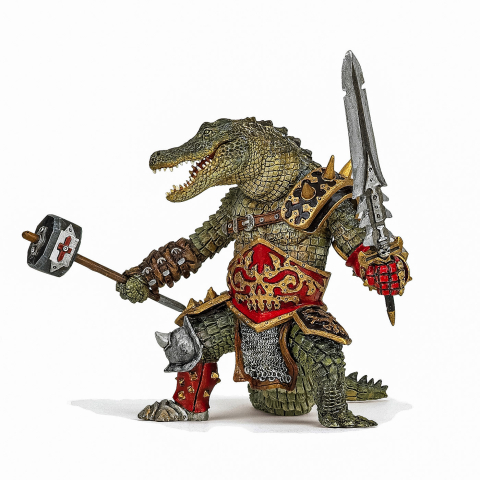 Figurine - PAPO FIGURINA CROCODIL MUNTANT