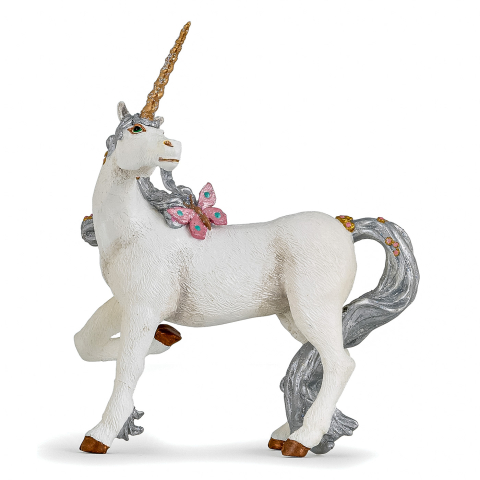 Figurine - PAPO FIGURINA UNICORNUL ARGINTIU