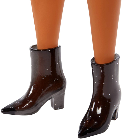 PAPUSA BARBIE FASHIONISTA CU ROCHIE TIP BLAZER ROZ IN CAROURI [5]