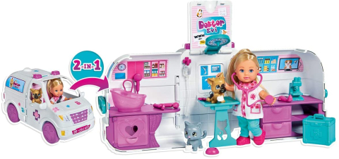 PAPUSA EVI VETERINAR CU RULOTA ACCESORIZATA [1]