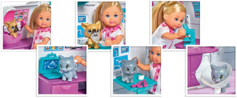 PAPUSA EVI VETERINAR CU RULOTA ACCESORIZATA [4]