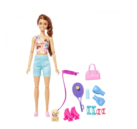 Papusa Barbie Sportiva - Set de joaca cu accesorii [1]
