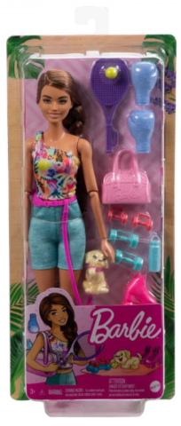 Păpusi - Papusa Barbie Sportiva - Set de joaca cu accesorii