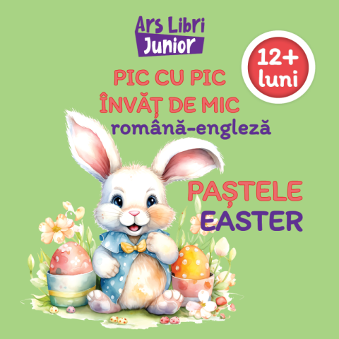 Cărți ilustrate și interactive - Pastele. Easter. Pic cu pic Invat de mic. Romana - Engleza