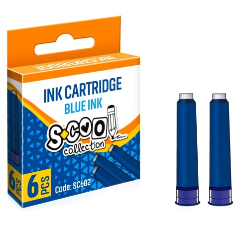 Mine și rezerve - Patroane cerneala albastra S-Cool 6 buc/cut