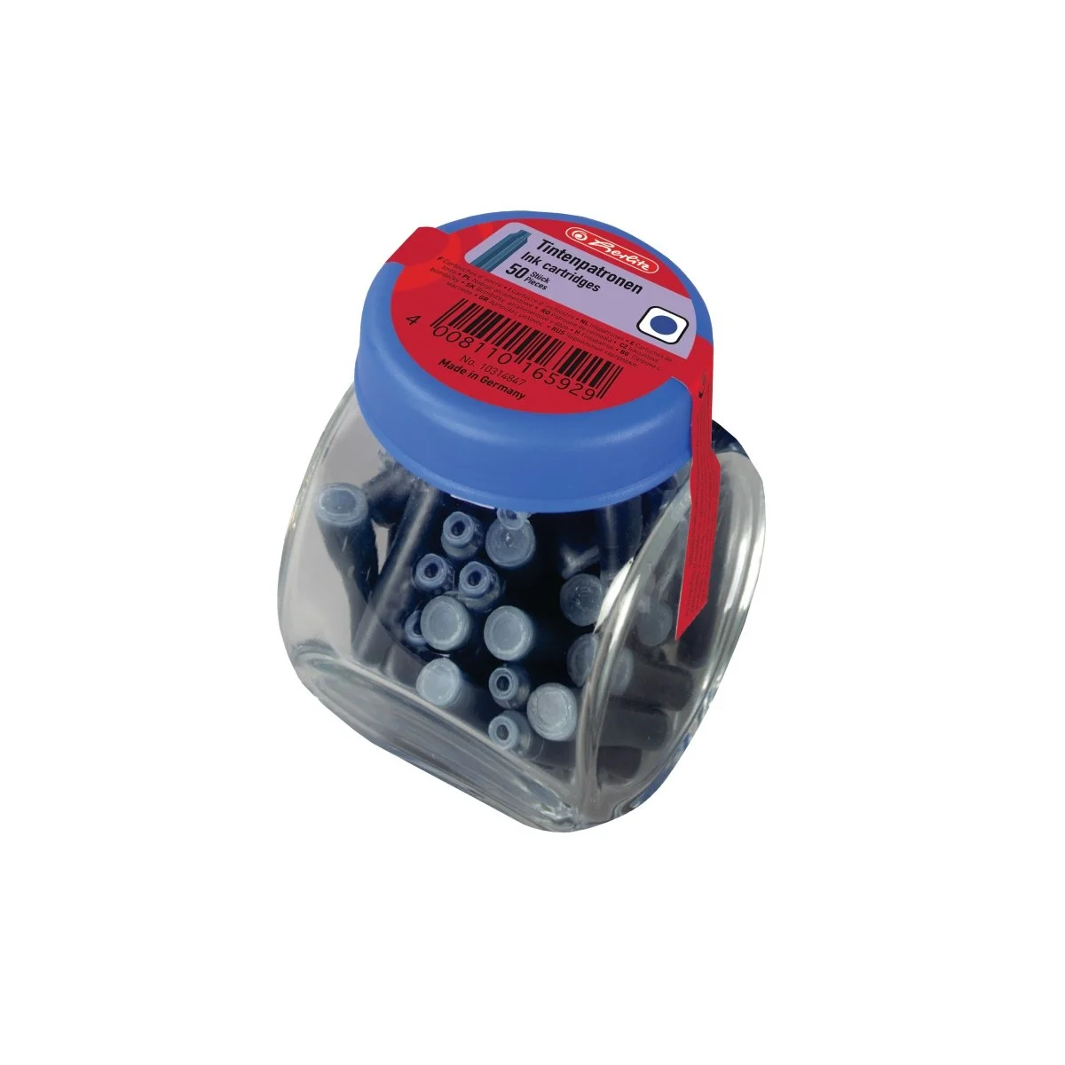 Mine și rezerve - Patroane stilou set 50 bucati albastru Herlitz