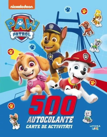 Cărți - Patrula Catelusilor - Carte de activitati. 500 de autocolante
