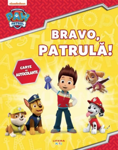 Cărți - Patrula Catelusilor - Bravo, Patrula! Carte cu autocolante