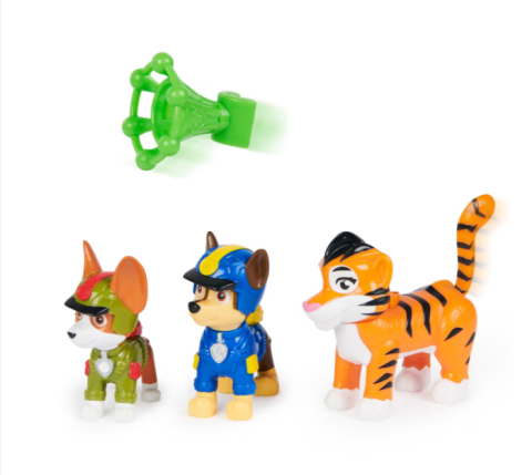 Set 3 figurine Paw Patrol Jungle Pups Chase Tracker si Tiger [1]