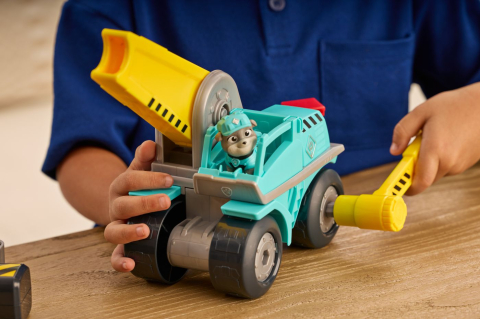 PATRULA CATELUSILOR RUBBLE SI ECHIPA VEHICUL MEGA HAMMER [6]