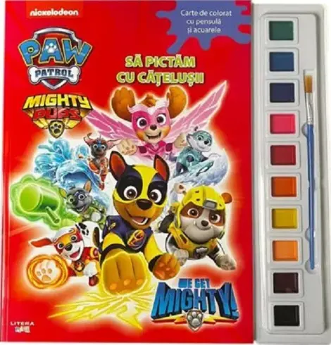 Cărți de colorat - Patrula catelusilor. Sa pictam cu catelusii