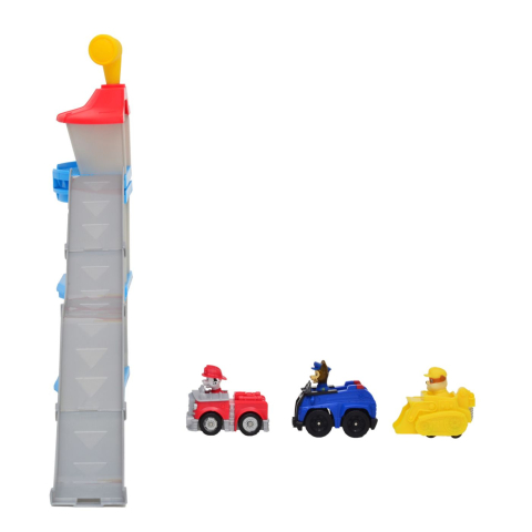 PATRULA CATELUSILOR SET DE JOACA TURN MINI DELUXE CU FIGURINE SI MASINUTE [4]