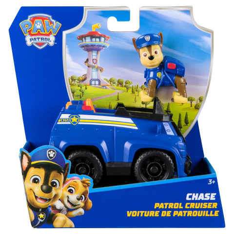 Jucării și jocuri - PATRULA CATELUSILOR SET VEHICUL DE BAZA PATROL CRUISER SI FIGURINA CHASE