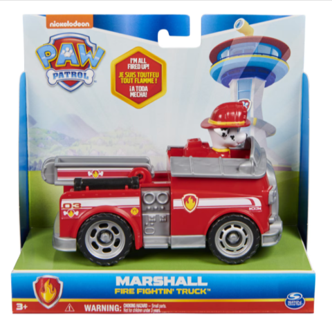Mașinuțe de jucărie - Masinuta Paw Patrol Marshall Fire Fightin' Truck