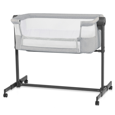 PATUT CO-SLEEPER KINDERKRAFT NESTEE UP 2, GRI DESCHIS [4]