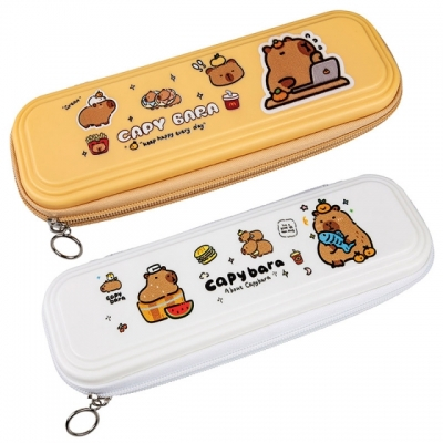 Rechizite școlare - Penar Capybara cu 1 fermoar si extensie 22 x 4 x 7.5 cm