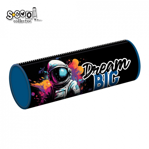 Noutăți Librăria Compas - Penar borseta tubular 1 compartiment Dream Big S-COOL