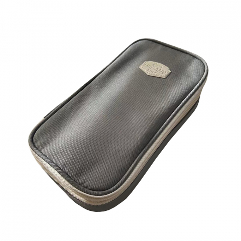 Rechizite școlare - Penar borseta Urban S-Cool 2 compartimente Grey 21x6.5x11 cm