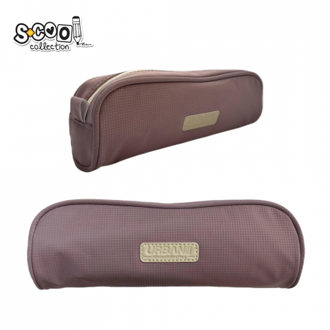 Noutăți Librăria Compas - Penar borseta S-Cool Urban 1 compartiment Pink 21.5x5.5x9 cm